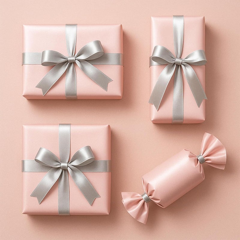 Ethanberg 60 Sheets Gift Wrapping Tissue Paper Bulk, Pink Metallic Tissue Paper for Gift Bags, Decorative Art Papers for DIY Crafts Wedding Birthday Baby Showers Holiday Party Decor, 20x14 Inches - Image 5